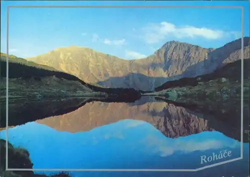 Zuberec Zuberzec Bölényfalu Roháčske pleso, vpravo Ostrý Roháč 1987