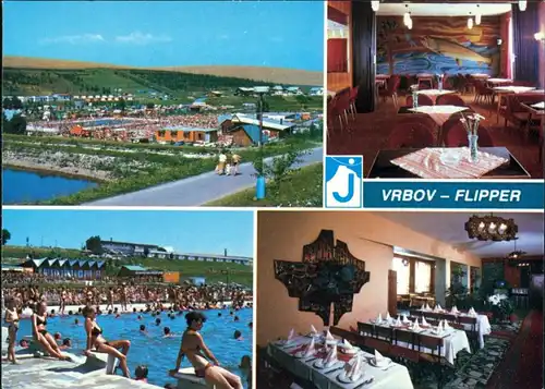 Postcard Menhardsdorf Vrbov Javorina, rybárskeho domu Flipper 1987