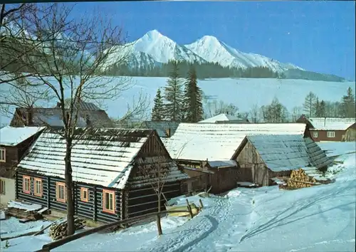 Morgenröthe Ždiar Zár Typická l'udová drevená architektúra,   1987