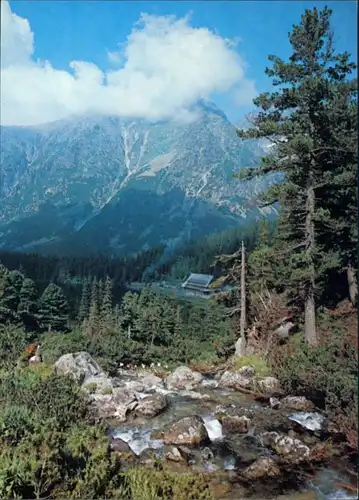 Tschirmer See-Vysoké Tatry Štrbské Pleso (Csorbató) Popradské Pleso, horský hotel, VYSOKÉ TATRY 1985