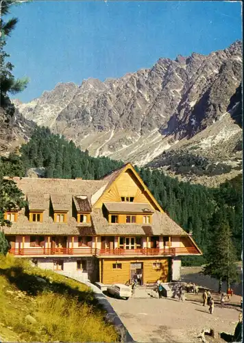 Postcard Zakopane Horský hotel kpt. Morávka/Bergbaude 1989