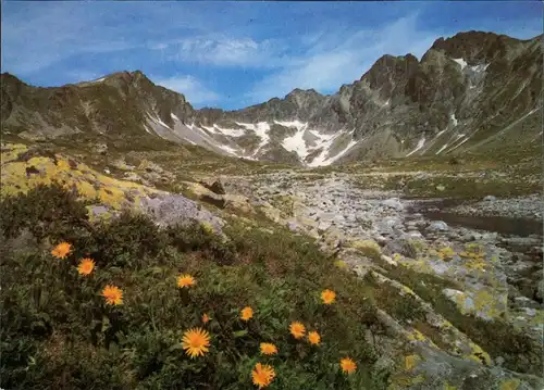 Postcard .Slowakei Záver Hincovej kotliny s kôprovským štítom 1985