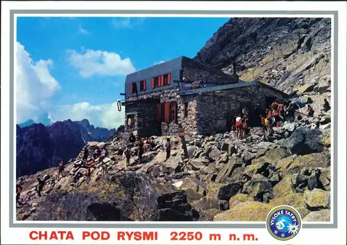 Tschirmer See-Vysoké Tatry Štrbské Pleso (Csorbató) Chata pod Rysmi 2250m 1985