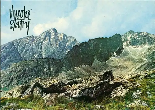 Tschirmer See-Vysoké Tatry Štrbské Pleso (Csorbató) Kriváň  vpravo Krátka 1975