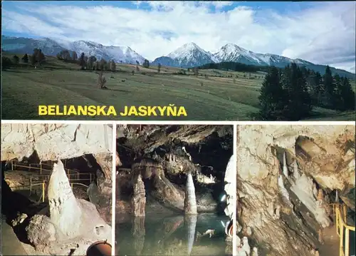 Postcard Vysoké Tatry Belianska jaskyňa/Belaer Tropfsteinhöhle 1980