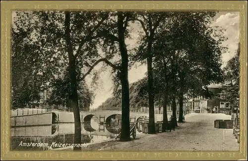 Postkaart Amsterdam Amsterdam Keizergracht - Straße 1913
