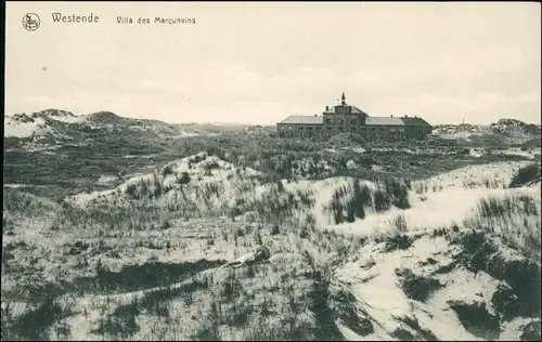 Postkaart Westende-Middelkerke Villa des Marcunvins 1911