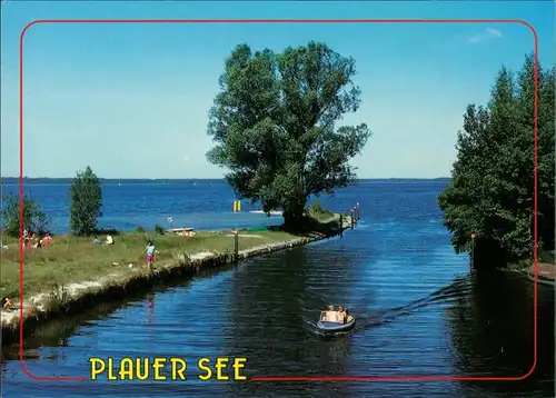 Ansichtskarte Plau (am See) Plauer See 1995