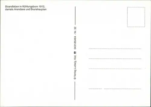 Ansichtskarte Kühlungsborn Strandleben 1912/1995