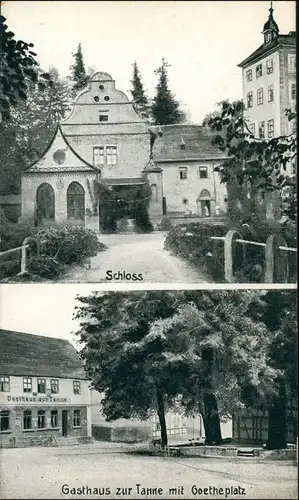 Ansichtskarte Großkochberg Schloss, Gasthof - 2 Bild 1922