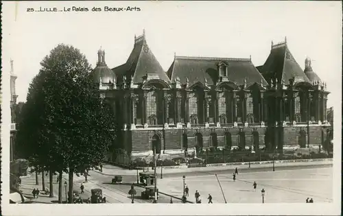 Lille Le Palais des Beaux-Arts/Stadtansicht Gebäude Kunst Museum 1930