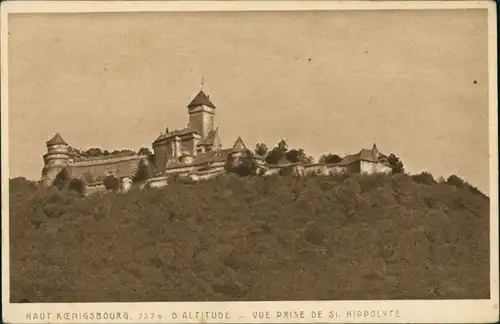 Orschweiler Orschwiller Hohkönigsburg Château Haut-Kœnigsbourg  Hippolyte 1920