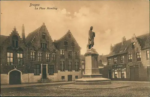 Brügge Brugge | Bruges La Place Memling/  Memlingplatz 1910