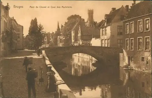 Brügge Brugge | Bruges Pont du Cheval et Quai des Marbriers 1910