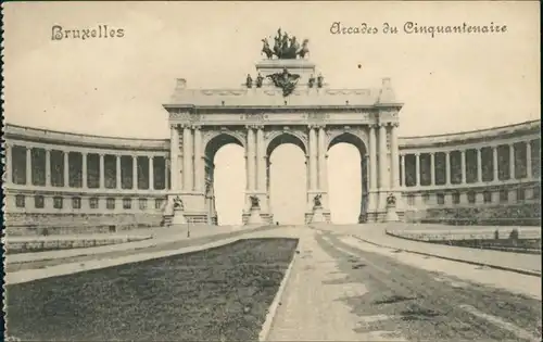 Brüssel Bruxelles Arcades du Cinquantenaire/Gebäude mit Säulen und Arkaden 1910