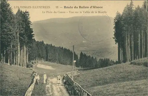 .Frankreich Route du Ballon Alsace, Plein du Canon, Vallée Moselle 1910