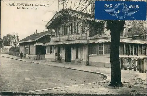 CPA Fontenay-sous-Bois Gare - Bahnhof 1938