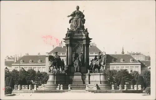 Ansichtskarte Innere Stadt-Wien Maria-Theresien-Denkmal