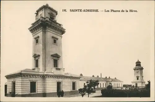 CPA Sainte-Adresse Sainte-Adresse Les Phares de la Hève 1910