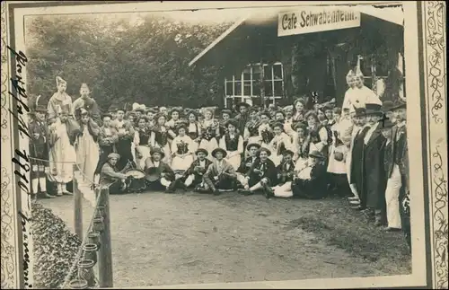 Foto Hainichen Cafe Schwabenheim 1913 Privatfoto