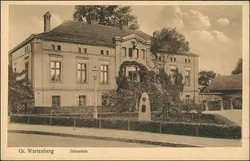 Postcard Groß Wartenberg Syców Jahnstein - Gebäude 1922