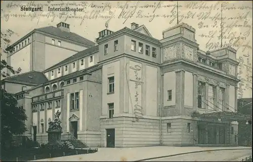 Ansichtskarte Stuttgart Interimtheater 1906