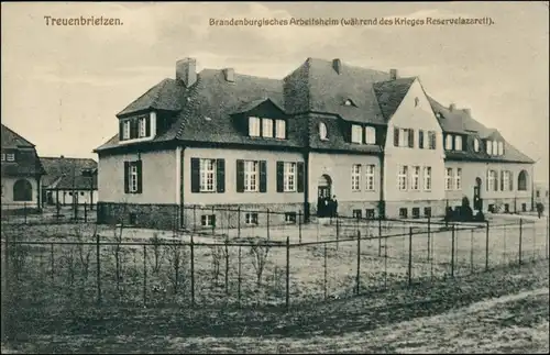 Ansichtskarte Treuenbrietzen Brandenburgisches Arbeitsheim 1913