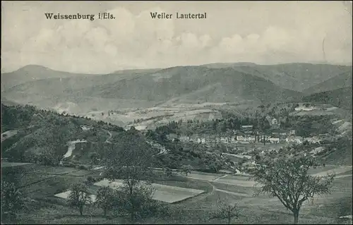 CPA Weißenburg (Elsaß) Wissembourg Weiler Lautertal 1911