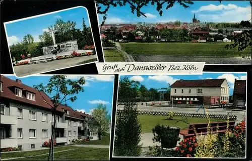 Ansichtskarte Dansweiler-Puhlheim Siedlung, Denkmal - MB 1969