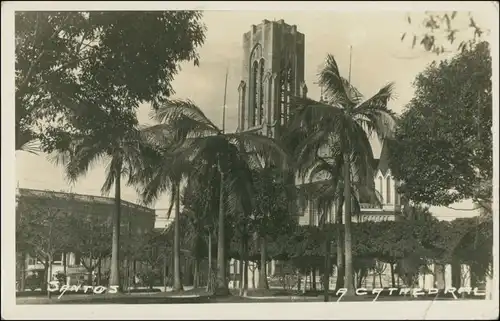 Foto Santos Partie an der Kathedrale 1924 Privatfoto
