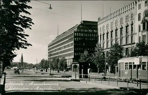 Foto Helsinki Helsingfors Mannerheimintie 1956 Privatfoto
