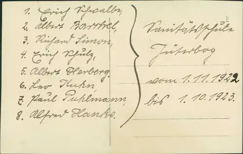 Ansichtskarte Jüterbog In der Verbannung, Fasching 1923