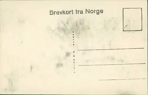 Postcard Nordfjordeid Brixdal - Gletscher 1909