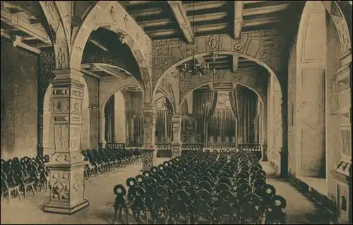 Ansichtskarte Helmstedt Juleum - Aula Innen 1922