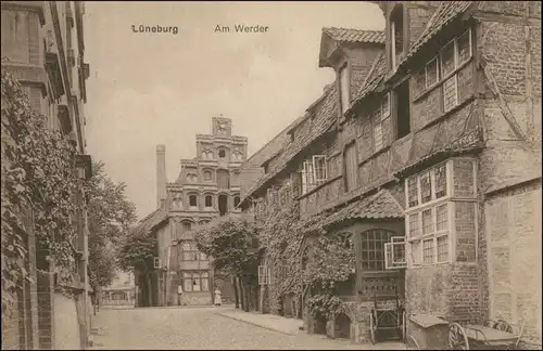 Ansichtskarte Lüneburg Am Werder 1918