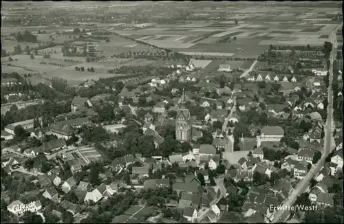 Ansichtskarte Erwitte Luftbild 1967