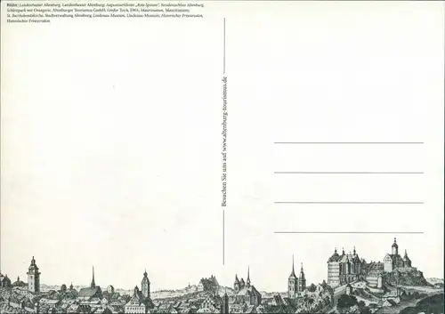 Ansichtskarte Altenburg Stadtteilansichten 2002