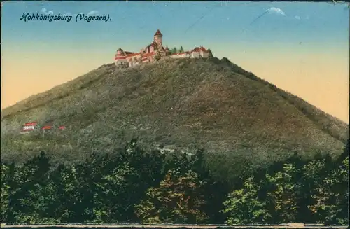 .Frankreich Hohkönigsburg Château du Haut-Kœnigsbourg, Burg, Castle 1910