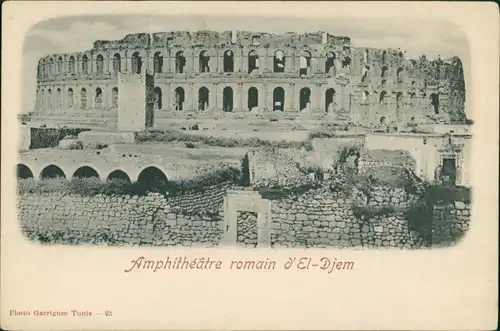 El-Djem الجم Amphitheatre romain Theater, Historisches Bauwerk 1900