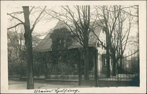 Foto Neutorney-Stettin Szczecin Partie an der Villa 1926 Privatfoto