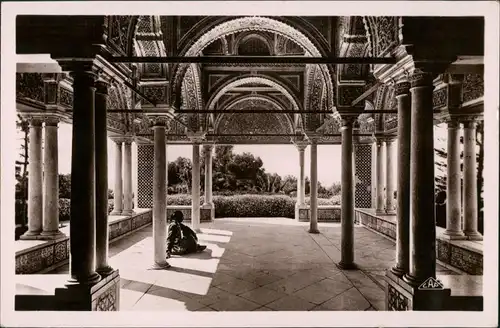 Tunis تونس Le Belvédère - La Kouba, Loggia mit Säulen Architektur 1930