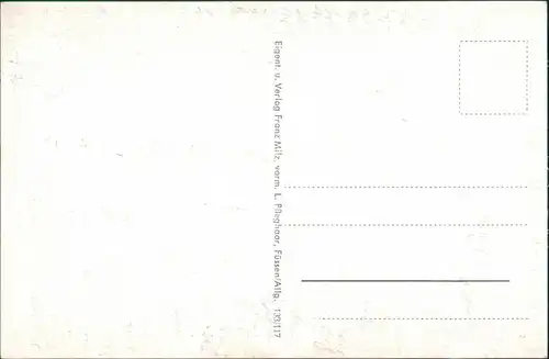 Pfronten (Allgäu) Panorama-Ansicht mit Blick Berg Sorgschrofen 1663m 1940