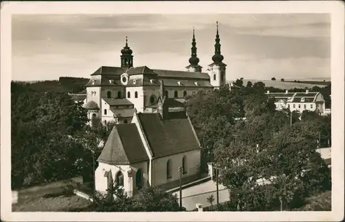 Postcard Welehrad Velehrad Panorama-Ansicht auf Wallfahrtskirche 1940