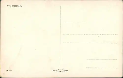 Postcard Welehrad Velehrad Panorama-Ansicht auf Wallfahrtskirche 1940