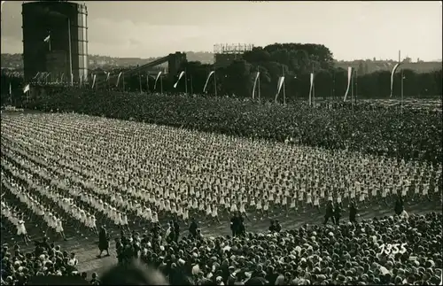 Stuttgart Turnfest Stadion Industrieanlage Feier 1933 Privatfoto