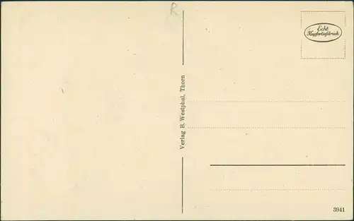 Postcard Thorn Toruń Brückentor 1934