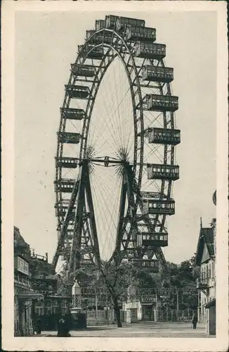 Ansichtskarte Wien Eingang Riesenrad 1942