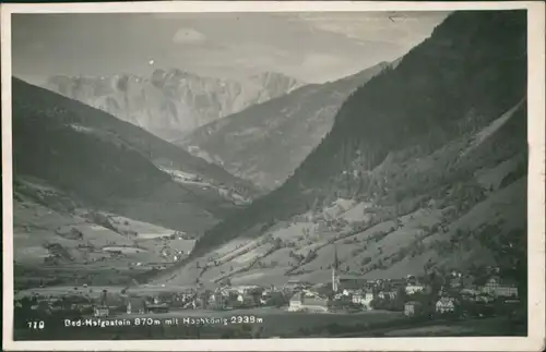 Ansichtskarte Bad Hofgastein Blick auf die Stadt 1932