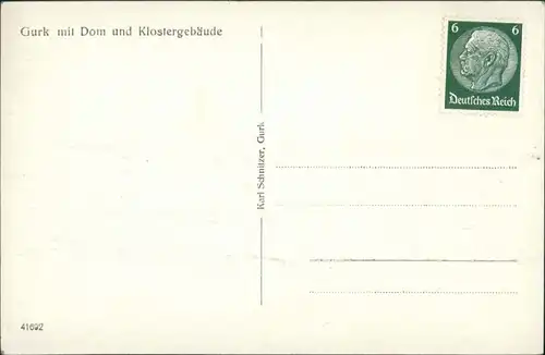 Ansichtskarte Gurk (Kärnten) Krka Stadtpartie 1936