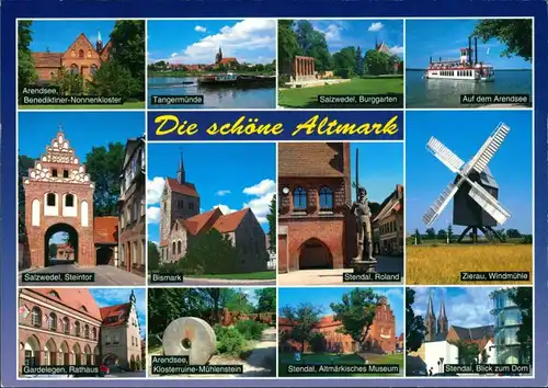Ansichtskarte Salzwedel Die schöne Altmark Stadtansichten 2009